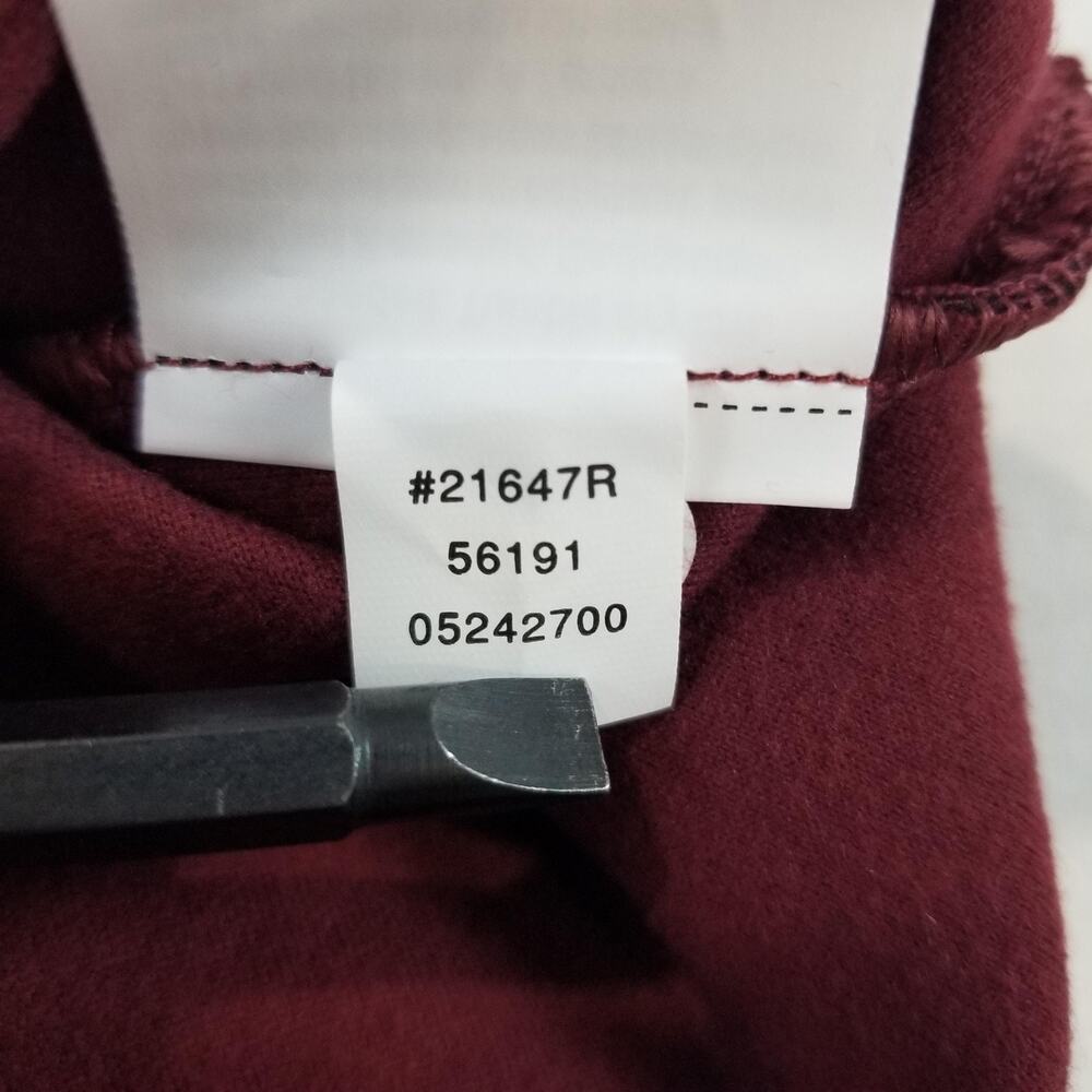 SPANX AirEssentials Pullover Womens Medium Burgundy Brushed Half Zip Tunic NWT - Picture 10 of 14